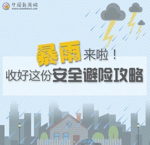 暴雨来时，安全避险攻略