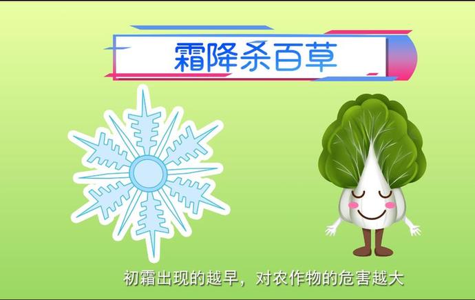 为何说“霜降杀百草”？