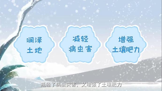 为何说“ 小雪雪满天，来年必丰年”