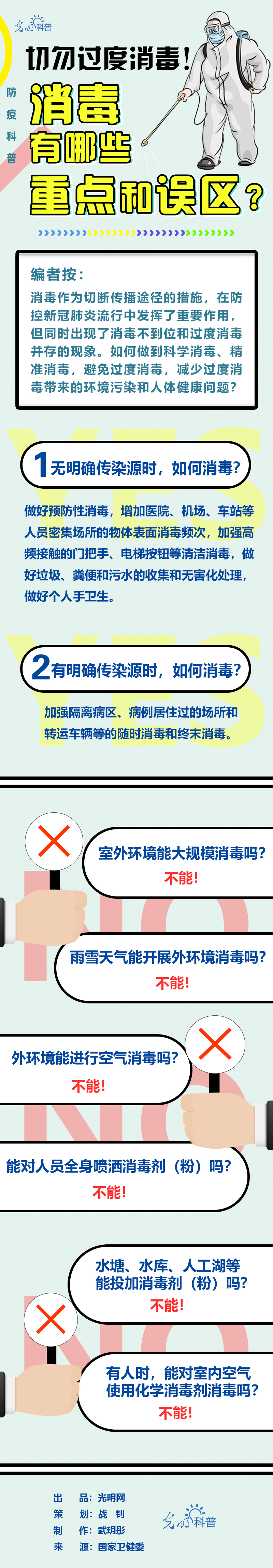 【防疫科普】切勿过度消毒！消毒有哪些重点和误区？