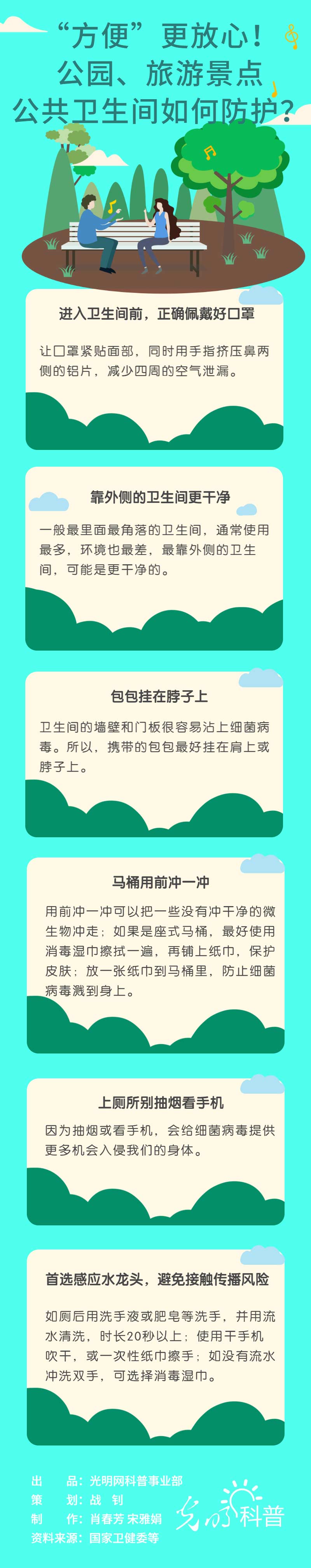 【防疫科普】“方便”更放心！公园、旅游景点公共卫生间如何防护？