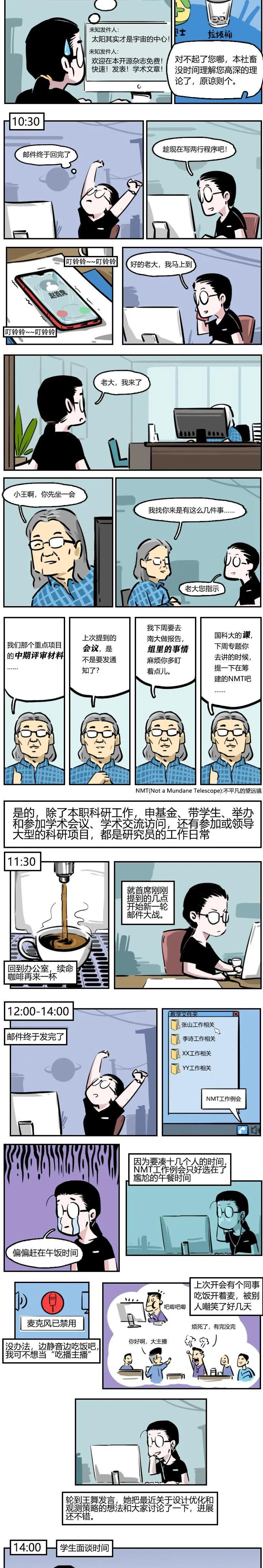 漫画 | 平凡的一天3.0：研究员的天文日常