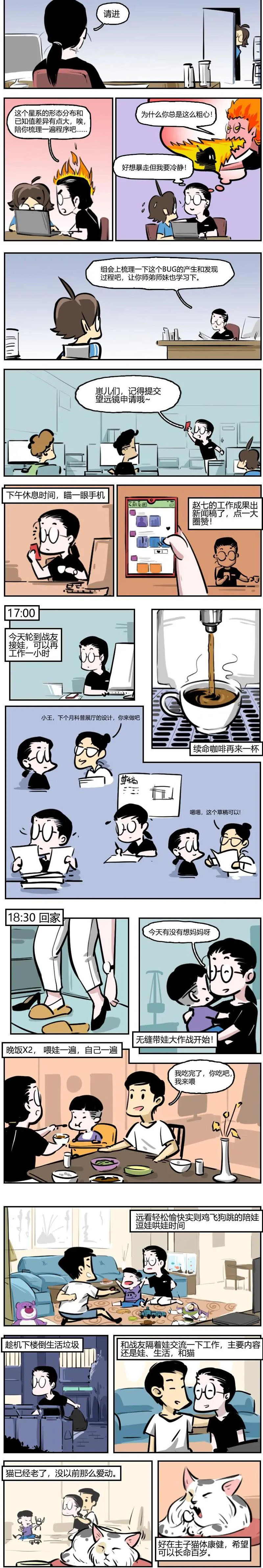 漫画 | 平凡的一天3.0：研究员的天文日常