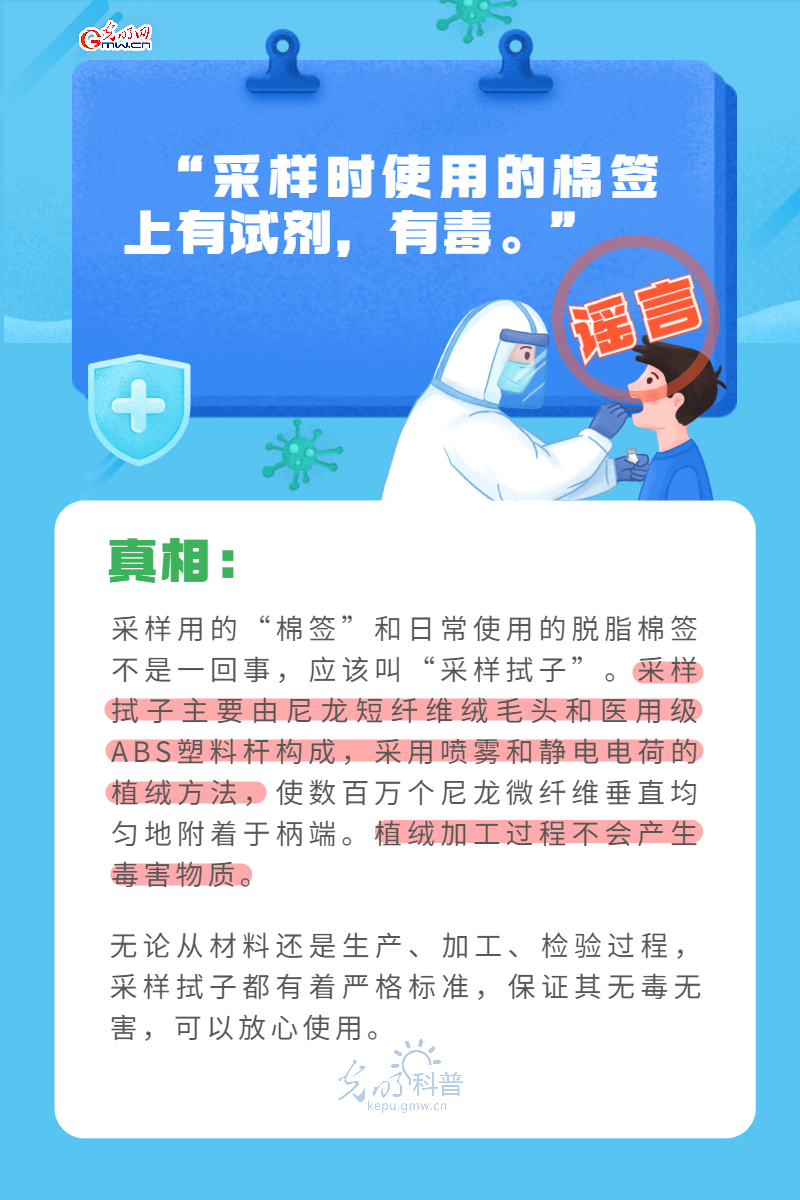 【防疫科普】关于抗原检测的网络谣言，你识破了几个？