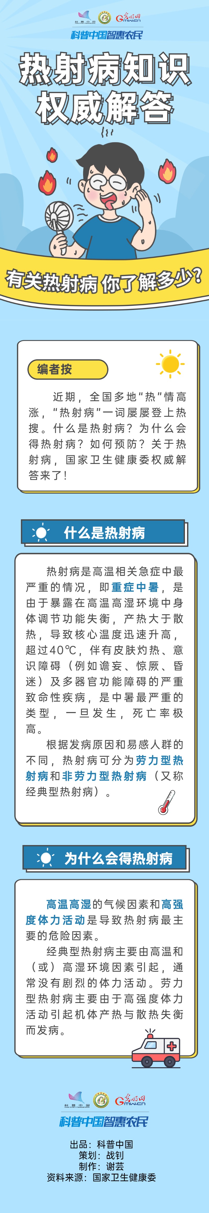 科普图解|什么是热射病？为什么会得热射病？