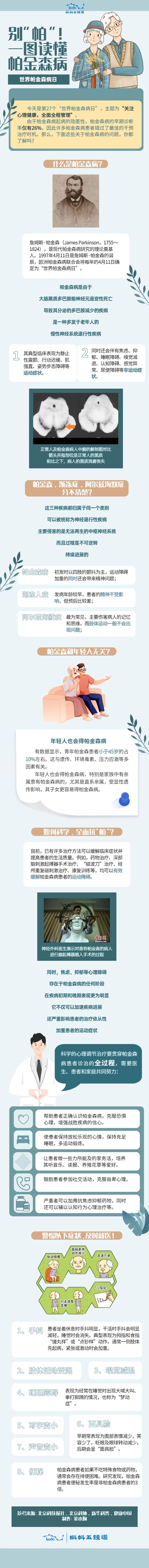 别“帕”！一图读懂帕金森病