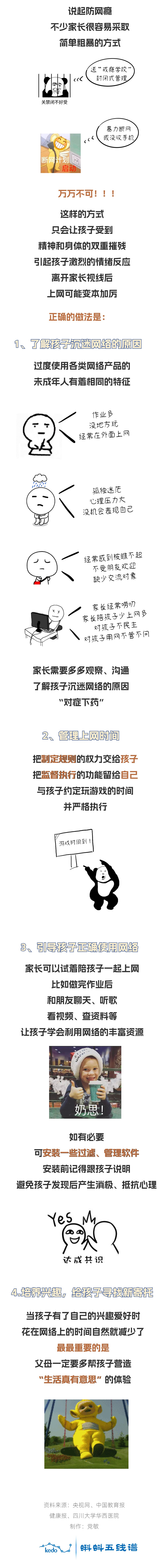 孩子：我就再玩儿五分钟手机 你：______