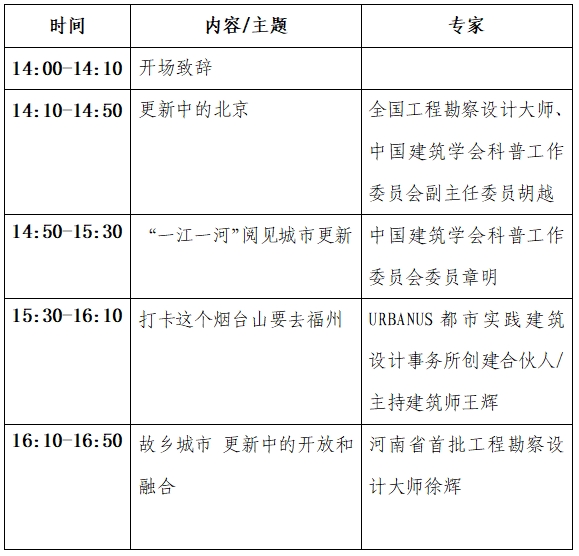 科普中国直播预告｜跟随建筑师City Walk见“更新”