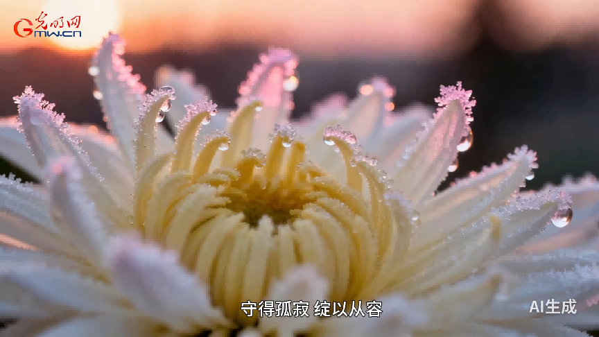 AI动画｜霜降：气肃凝霜，静候冬雪叩门