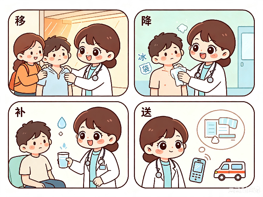 高温焖蒸天如何防暑？急诊医生支招：牢记“移降补送”四步法