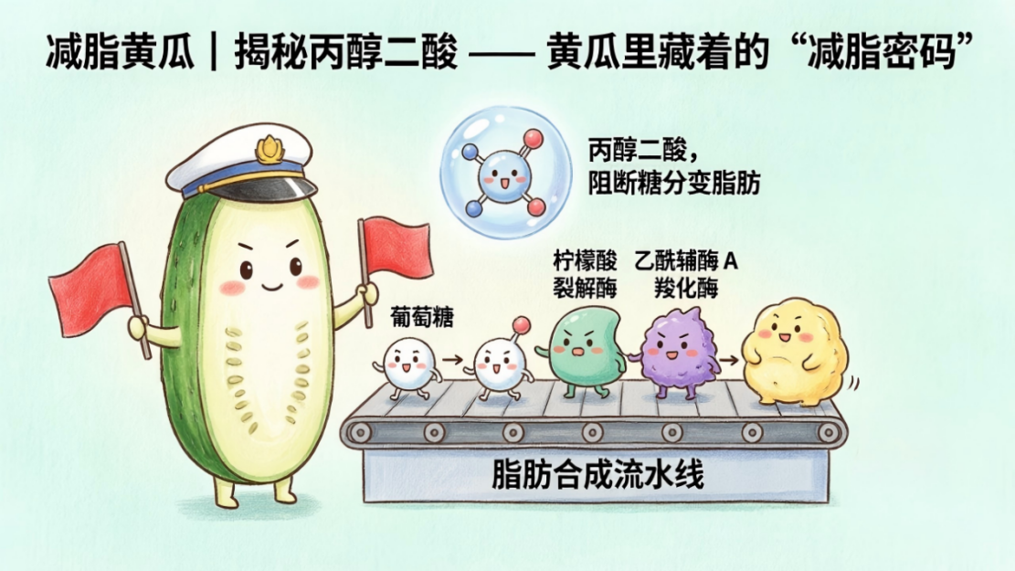 第2期：减脂黄瓜丨揭秘丙醇二酸——黄瓜里藏着的“减脂密码”